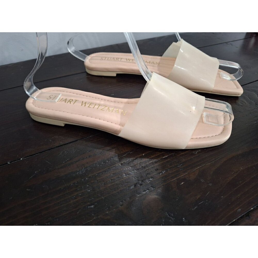 NWOB Stuart Weitzman Summer Slide in Rosewood/Size 6B